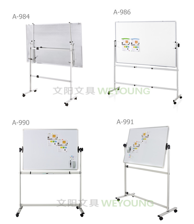 Double Sides Magnetic Whiteboard