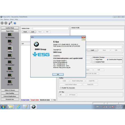 2016.07 Win7 Rheingold ISTA-D 3.55 ISTA-P 3.59.06 for BMW Multi-language with Engineer Programming