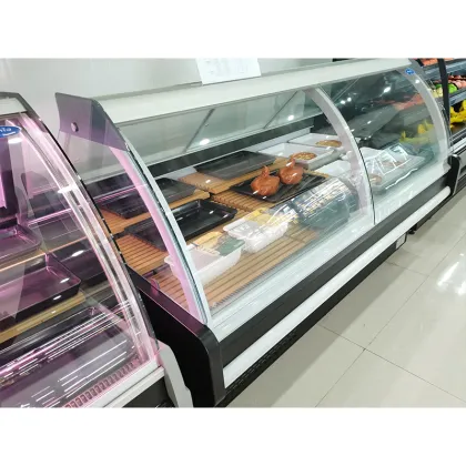 Meat Chiller and Fresh Meat Showcase for Meat Counter