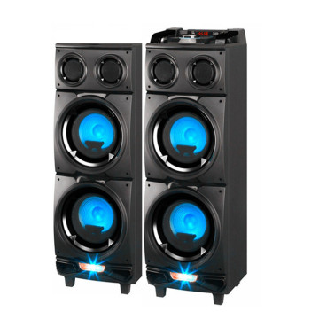 LINGE Woofer 8'x4' 2000W Active/Passive Karaoke Speaker with Trolley