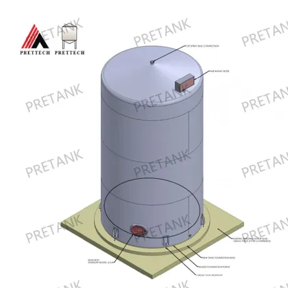 Customized Food Grade Edible Oil Tank - 1000L Stainless Steel Olive Oil Storage Tank