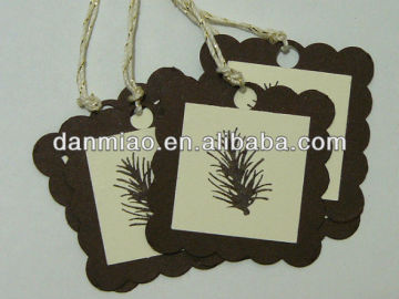 Professional Garment recycled paper hang tag