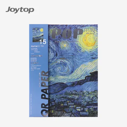 Wholesale Van Gogh Inspired Silver Stamping B5 Ruled Notebook