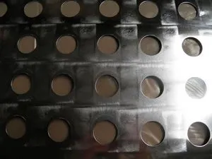 straight pattern perforated sheet/brass perforated sheet