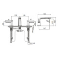 Atîna Deck Mount 3-Hole Basin Mixer