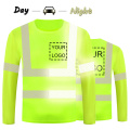 Camisa de construcción de ropa de trabajo al aire libre de seguridad para trabajos en carretera