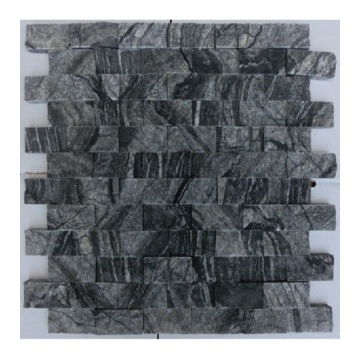 Subway Marble Mosaic Black Wood Tiles for Walls and Flooring