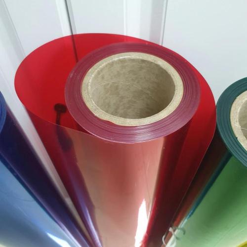 filme de PVC multi -colorido usado para laminar/cobrindo