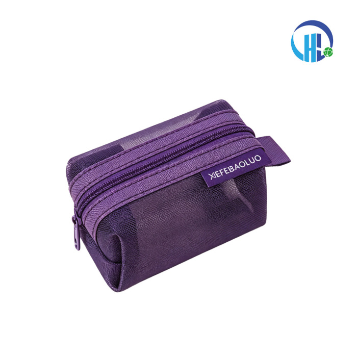 Tas Koin Jaring 3D Ringkas untuk Kosmetik dan Anting