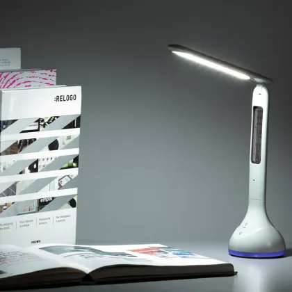 Smart USB Desk Lamp with Alarm Clock Functionality