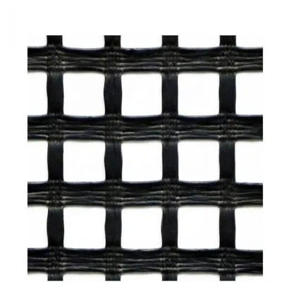 Factory Cheap Glass Fiber Geogrid 50x50 KN Composite Geogrid Material