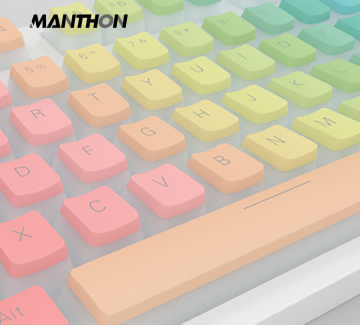 108 مفتاح قوس قزح بودنغ PBT مفاتيح خلفية خلفية