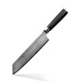 Cuchillo santoku japonés de acero inoxidable 8.5 pulgadas damasco