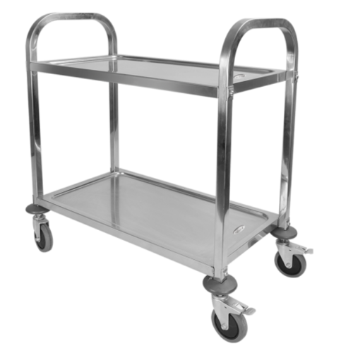 Carrito de comedor de acero inoxidable para cocina