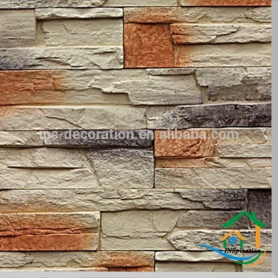 Fake stone decorative wall covering