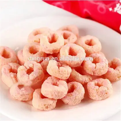 cheese balls and ring snacks extruder machine