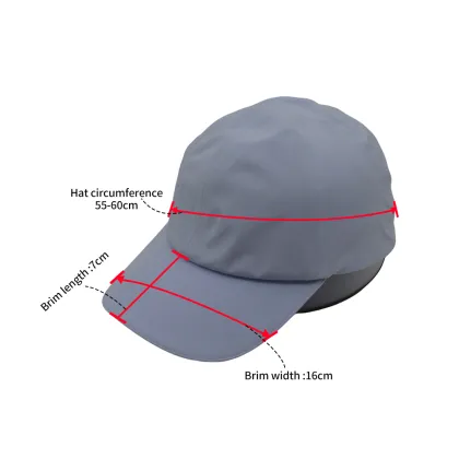 Slate Blue Seamless Baseball Cap