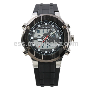 Men's Rubber Strap Analog Digital Dual Fashion Sport Watch WS070