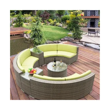 CBMmart's Top-Rated Round Garden Sofa: An Exceptional Addition to Your Outdoor Patio Furniture Collection