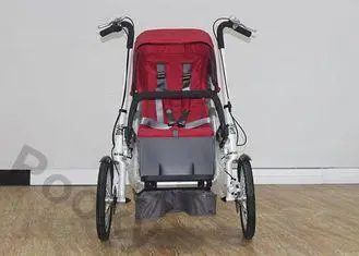 Parent-Child Stroller Bicycle Pushchair for Mother and Baby