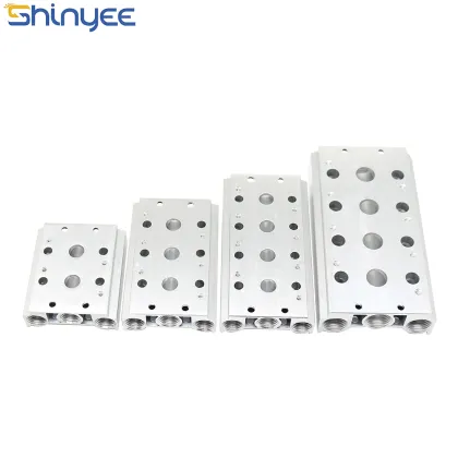 SHINYEE 4V/4A Pneumatic Solenoid Valve Base and Manifold Accessories for Pneumatic Parts