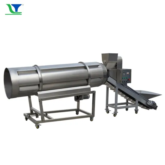 Chips nuts snacks Single Drum Flavoring Machine