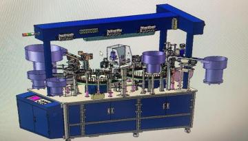 Macchina per gruppo di penna liquida dritta automatica