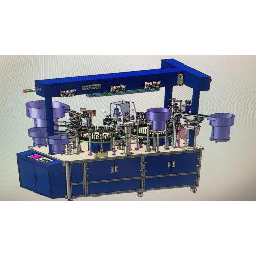 Máquina de ensamblaje de lápiz líquido automático recto