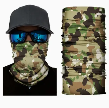 Multi-Function Camouflage Neck Gaiter with UV Protection