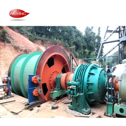 Underground Mining Winch with Disc Brake for Lifting Minerals and Transporting People and Materials