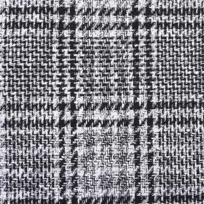 Polyester Houndstooth Luxury Wool Women Tweed Fabric