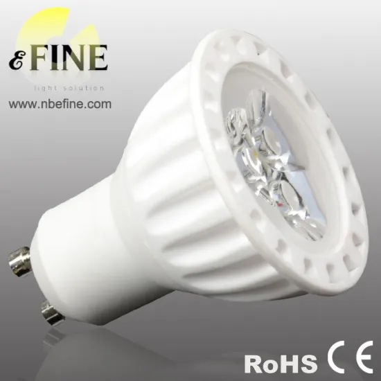 LED spotlight GU10 LED bulb 3x1W ceramic lamp body