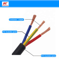 Cable de alimentación de PVC aislado H05VV-F 3 núcleo