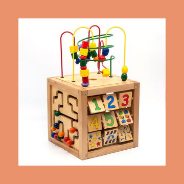 wooden icecream toy,wooden building toys children