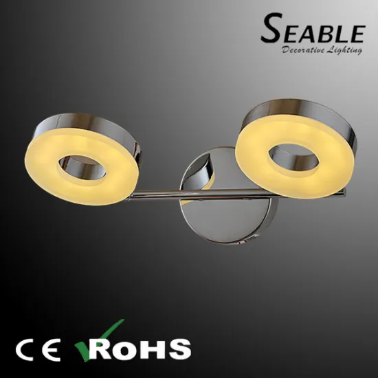 Flexible Arm Modern Chrome Iron LED Wall Lamp for Hotel