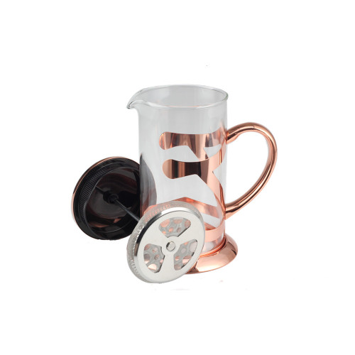 Copper Glass French Press Coffee Maker