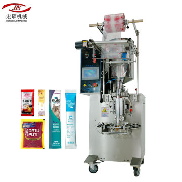 Automatic 4-Sided Sealed Sachet Filling Packaging Machine for Tomato, Tamarind, Chocolate Paste, and Sauces