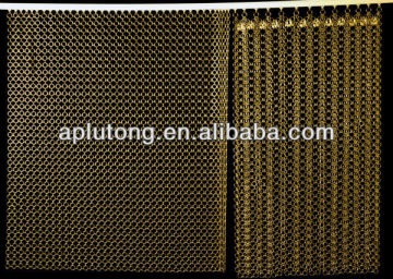 Decorative metal ring mesh,metal curtain wall screen