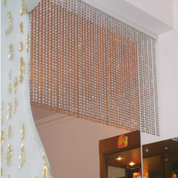 Metal Beaded Curtain Drapes for Wall Decoration
