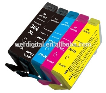 For HP 364XL color printer Ink Cartridge with high capacity                        
                                                Quality Assured