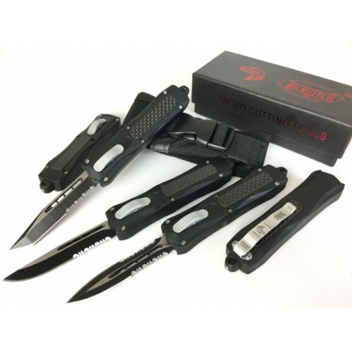 Coltello Automatico Stiletto Switchblade con Botton