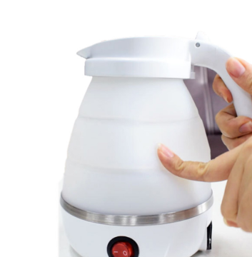 Compact Collapsible Silicone Electric Kettle for Travel