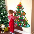 DIY filt julgranspresenter för barn