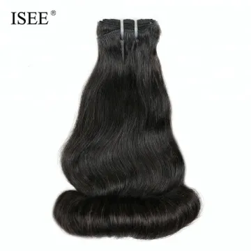 Sexy Aunty Fumi Hair Egg Curl, Double Drawn Raw Fumi Hair Bundles With Closure