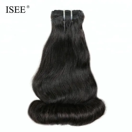 Sexy Aunty Fumi Hair Egg Curl, Double Drawn Raw Fumi Hair Bundles With Closure