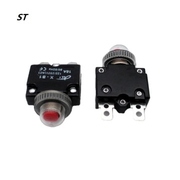 3A-30A DC Circuit Breaker Overcurrent Protector Switch with Bakelite and Plastic Shell