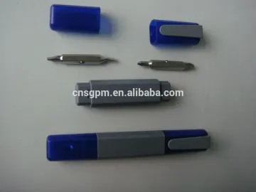 Screwdriver Set Promotion Gift Item Customized Logo Printing Mini Pocket Screwdriver