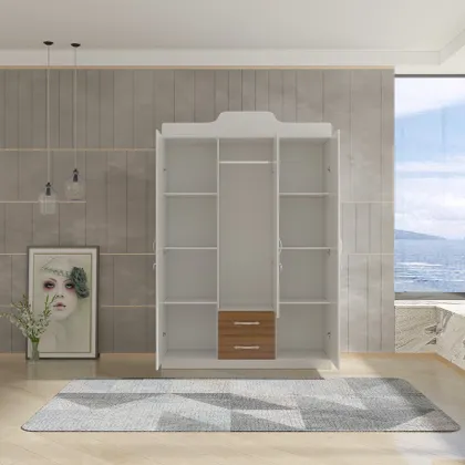 Wholesale Prices for 3 Door Kids Wardrobe, Plastic Cabinet, 500mm Depth, Storage Wardrobe, Armoire, Basics Wardrobe Wood