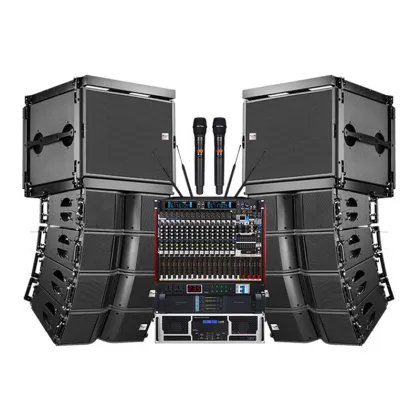 Ava Professional 18 Inch Subwoofer & 8 Inch Line Array Active Speaker DJ Audio System