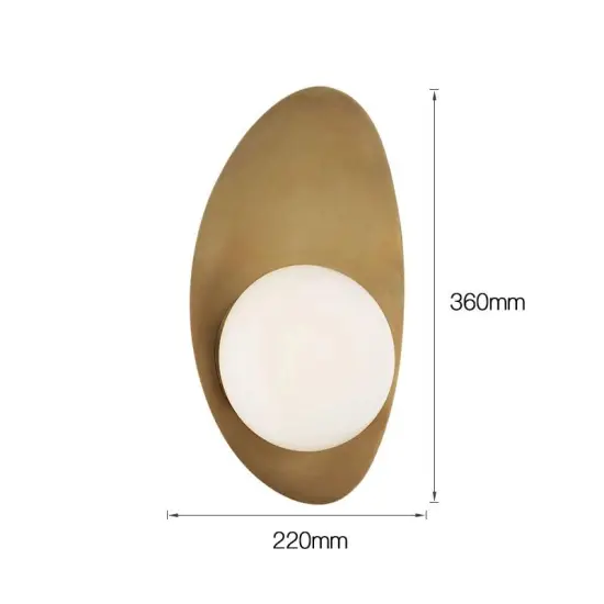 INSHINE brown round hanging Wall Lamp